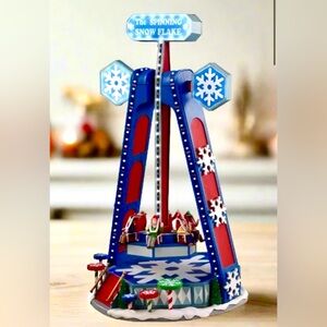 Lemax The Spinning Wheel  Animated Carnival Ride Lights & Sound New in Box